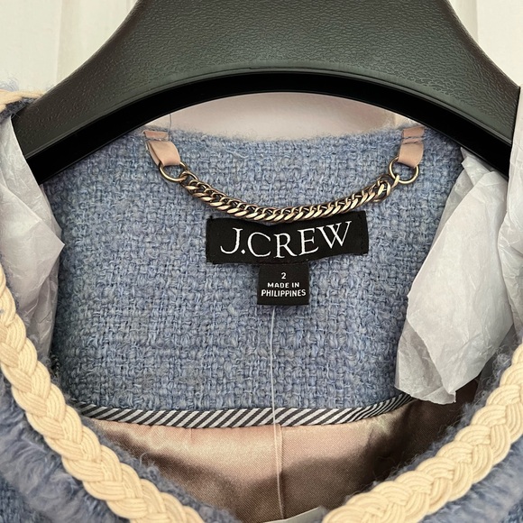 J. Crew Frances Lady Jacket in Maritime Tweed - Pale Seascape - Picture 3 of 7